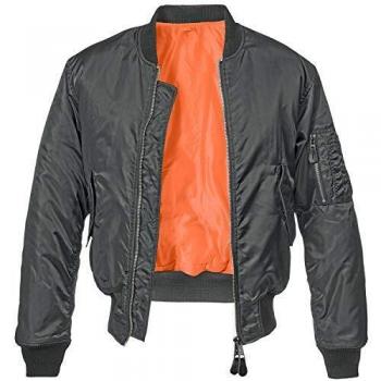 Brandit MA1 Anthracite Bomber Jacket for Men