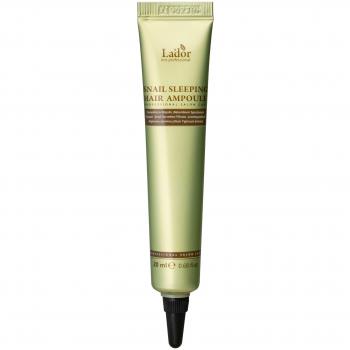 Lador Snail Sleeping Hair Ampoule - Intense Hydration & Frizz Control - 20ml