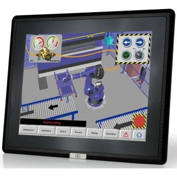 Monitor LCD Táctil de 12 Pulgadas con Proyector
