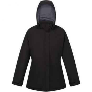 Chaqueta Impermeable Sanda III para Mujer de Regatta, características: impermeable, transpirable, con capucha ajustable, cierre frontal con cremallera, bolsillos laterales con cremallera, diseño ligero y cómodo