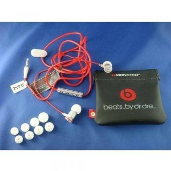 Monster - urBeats por Dr. Dre Auriculares in-ear + 5 Puntas Diferentes + bolsillo de almacenamiento - blanco