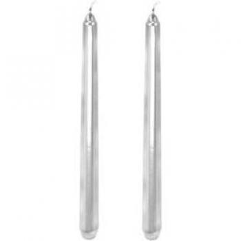 Set 2 velas Prices London plata 25 cm