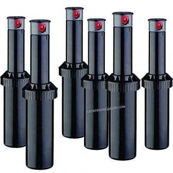 Pack de 20 Aspersores de Riego Turbina KRain SuperPro 3/4'', Ángulo Ajustable, Alcance de 7,9 a 14,9 m