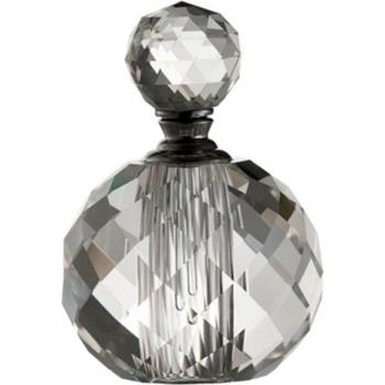 Savoy Decorative Perfume Bottle by Galway Living and Belleek Home, Clear Glass, Dimensions: 10.2cm H x 4.5cm W x 4.5cm D