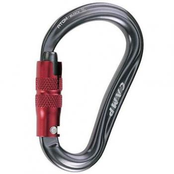CAMP Atom 2Lock HMS Carabiner (Pink and Gun Metal)