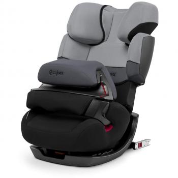 Cybex 512110004 Silver Pallas-Fix Silla de Coche Grupo 1/2/3, 2 en 1, para Niños, Gris