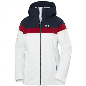 Chaqueta con capucha Helly Hansen Motionista Lifaloft blanca para mujer - Talla L