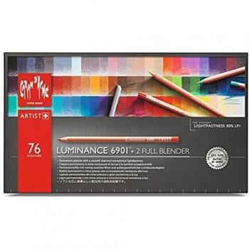 Caran d'ache Luminance 6901 - Paquete de 76 lápices de colores, multicolor