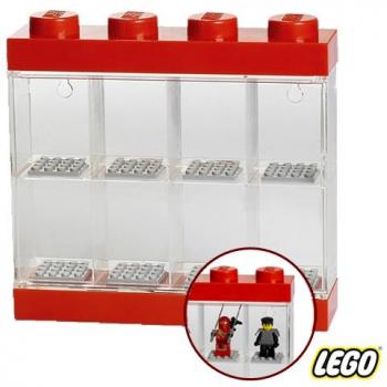 Estuche de Exhibición LEGO para 8 Minifiguras - Rojo