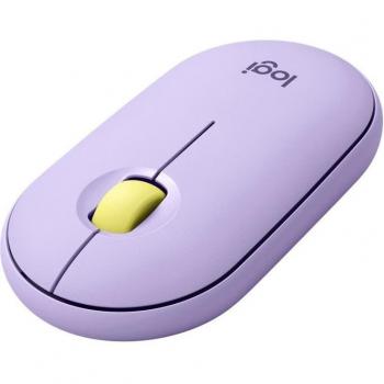Logitech Pebble M350 Ratón Inalámbrico Óptico Ambidextro RF Wireless + Bluetooth 1000 DPI Lila