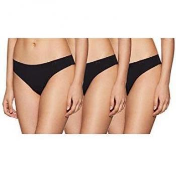 Under Armour PS Thong 3Pack Tanga sin Costuras, Mujer, Negro