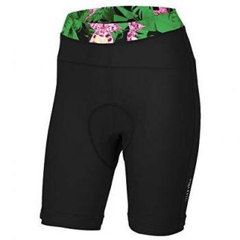 rh+ Venus W Short, Fashion Lab Bike Bibshort Mujer, Mujer, ECD0547 900XL, Negro, X-Large