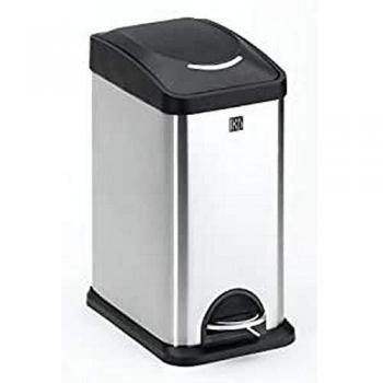 IRIS Cubo Reciclaje 15 l. 1 Compartimento Inoxidable, Acero, cm