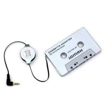 IOMAX Adaptador de Casete del coche - Cable retráctil