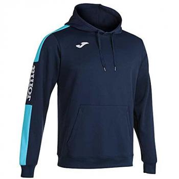 Joma Sudadera con Capucha Championship IV Hombre Marino Turquesa Flúor