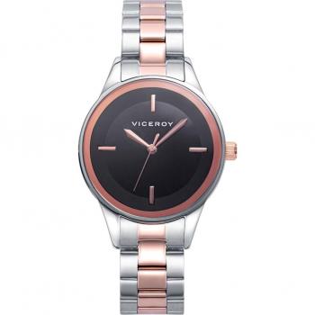 Viceroy - Reloj de mujer Kiss con caja y brazalete de acero bicolor
