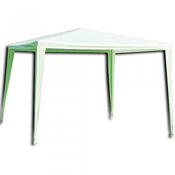 Gazebo de Jardín Impermeable 240x240 cm con Estructura de Acero Pintado y Cubierta de PE 120 gr/m²