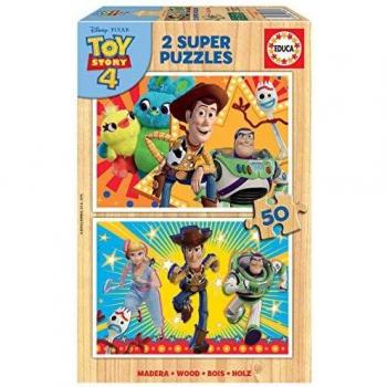 Educa Toy Story 4 2 Puzzles de 50 Piezas, multicolor