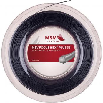 Bobina de Cuerda MSV Focus-HEX Plus 38, 200m, Negro, 1.30 mm