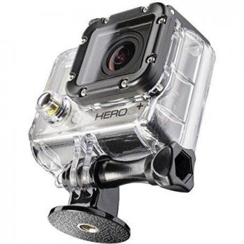 Mantona 20231 - Adaptador para roscas de trípode para GoPro Hero y GoPro Session, Color Negro