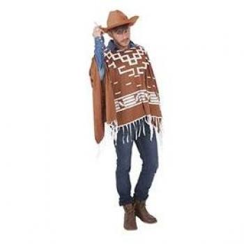 Kit de Cowboy para Hombre - Poncho y Sombrero