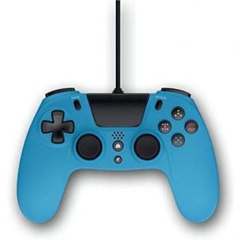 Gioteck - Mando con cable color azul Gioteck VX-4 para PlayStation 4