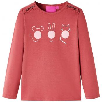 Camiseta para Niños Manga Larga Estampado de Animales Jersey Ropa Infantil