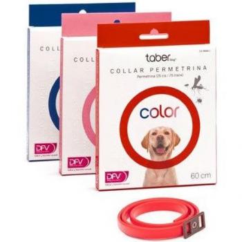 TABERDOG COLLAR PERMETRINA COLOR AZUL 60CM