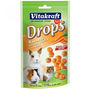 Vitakraft Drops Chuches de Zanahoria para roedores