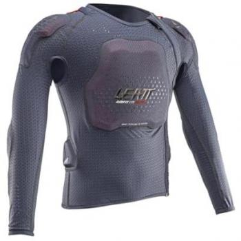 Leatt Protector Corporal Niño 3DF AirFit Lite Evo Negro - Body protector 3DF AirFlex Lite EVO con zona de impacto en el pecho más grande