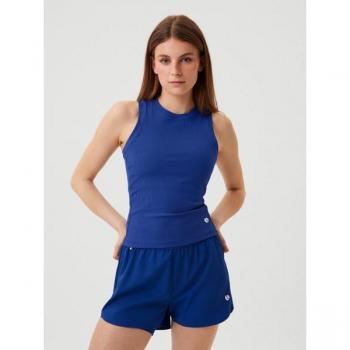 Björn Borg ACE Rib Pocket Tank Top Women Blue, Size M