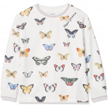Pepe Jeans Geraldine Jr, Sudadera para Niñas, Multicolor