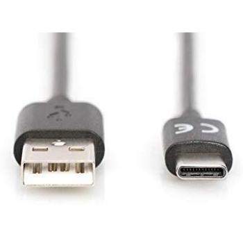 Cable USB 2.0 Tipo C a Tipo A de 1,8 m - Negro - Pack de 10 unidades