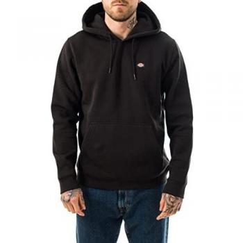 Dickies Oakport Black Hoodie with Kangaroo Pocket - Men's Size L