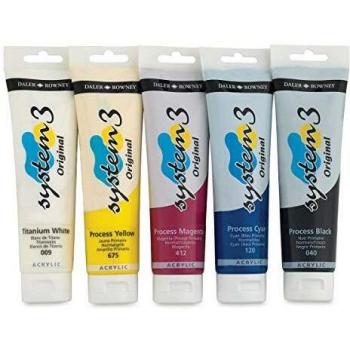 Daler Rowney Pintura acrílica sistema 3 Phthalo Blue [Phthalocyanine]