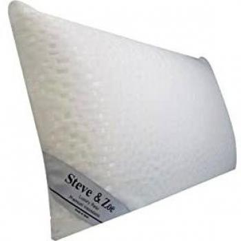 Steve & Zoe, Almohada viscoelastica, Antiácaros y Antibacterias, Tejido Suave y Comfortable. con Doble Funda, Facil Lavado, 100% Fabricacion Española