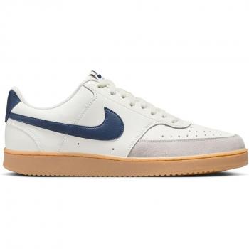 Nike Court Vision Low Trainers Mens Sail/Navy/Gum 7