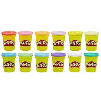 Play-Doh - Pack de 12 Botes Colores Cálidos