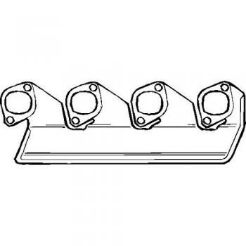 Junta colector de escape Elring 835.102, junta para interiores, alta resistencia térmica, material de calidad superior, diseño específico para un ajuste perfecto en el sistema de escape