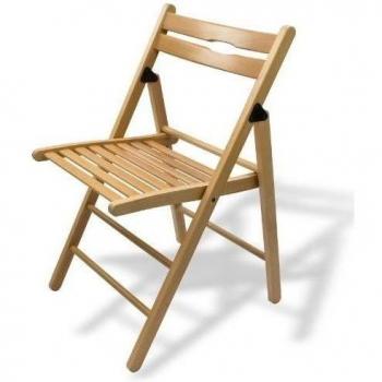 DEMA Madera silla plegable haya