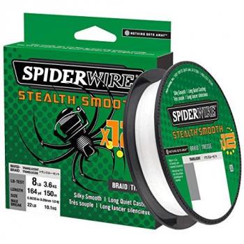 Hilo Trenzado Spiderwire Stealth Smooth 12 - 150 m - Transparente - Ø0,07 mm