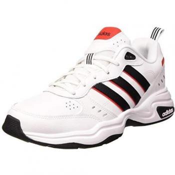 adidas Strutter Men's Trainers, Ftwr White/Core Black/Active Red, Size 9.5 UK
