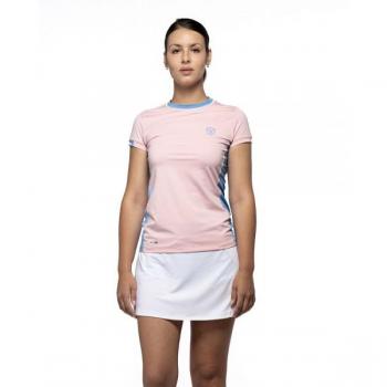 Camiseta Vairo Pro Mujer Rosa de Manga Corta