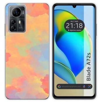 Funda de Silicona Acuarela 08 para Zte Blade A72s con Diseño de Dibujos