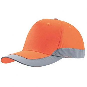 Gorra Reflectante de 5 Paneles Atlantis Helpy Talla Única Naranja de Seguridad