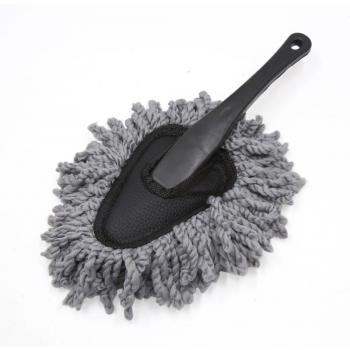 sourcing map Herramienta Adherirse Cepillo Auto Coche Gris Púrpura Microfibra Plumero Quitapolvo Colada de La Limpieza