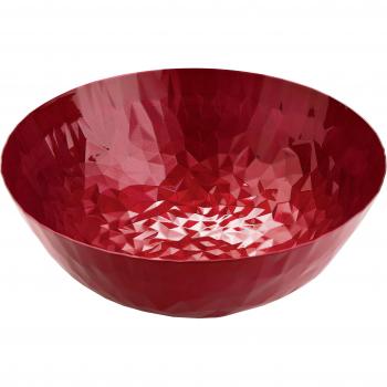 Alessi Joy N11 - Bol de Acero con Acabado esmaltado en Resina epoxi, Color Rojo