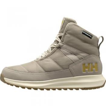 Botas de Invierno Impermeables Helly Hansen Nora para Mujer con Aislamiento Primaloft - Gris Beige, Talla 38