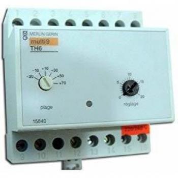 Termostato Modular Schneider Electric Acti9 TH7 - 1 Zona - Rango de Temperatura: -40°C a 80°C