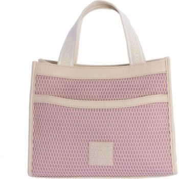Bolso de mano Lucia rosa con cremallera de Don Algodón - Ideal para un look casual y versátil